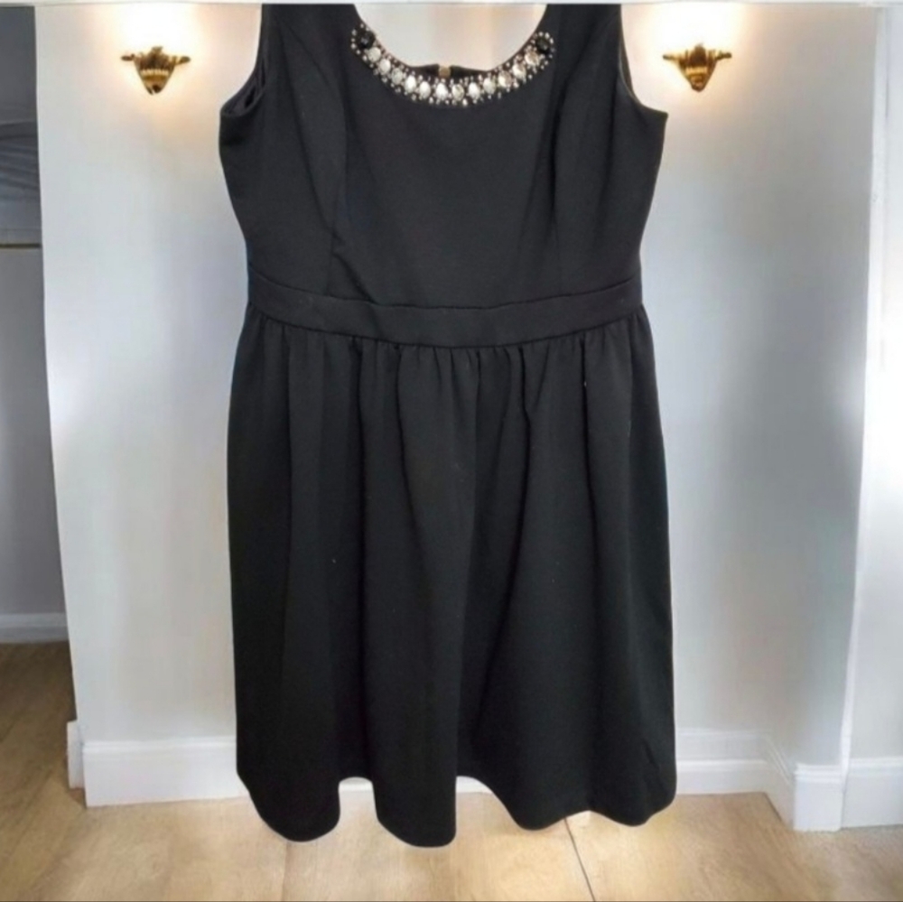 Princess Vera Wang Black Fit & Flare Tank Dress XL